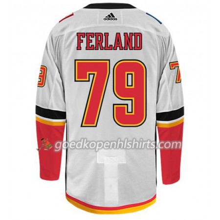 Calgary Flames MICHAEL FERLAND 79 Adidas Wit Authentic Shirt - Mannen